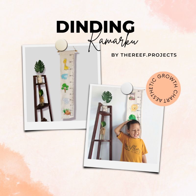 Aesthetic growth chart portable Height Measurement | Shopee Malaysia