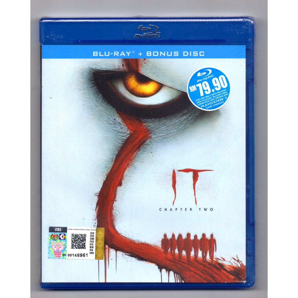 IT : CHAPTER TWO (ORIGINAL BLURAY) | Shopee Malaysia