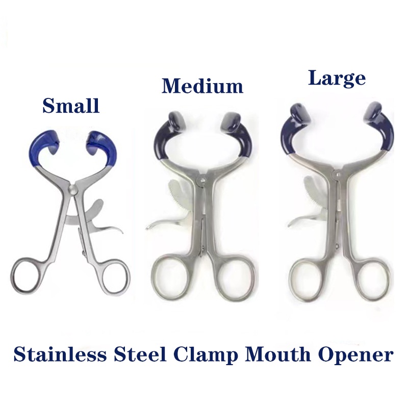 Dental Gag Mouth Opener Stainless Steel Clamp Retractor Lips Spreader