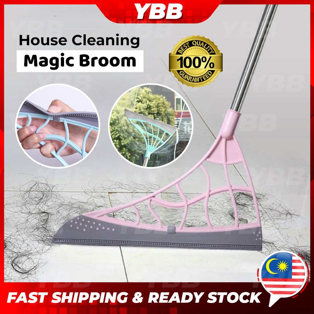 YBB Magic Broom Sweeper Broom Multipurpose Broom Set Penyapu Magic Easy ...