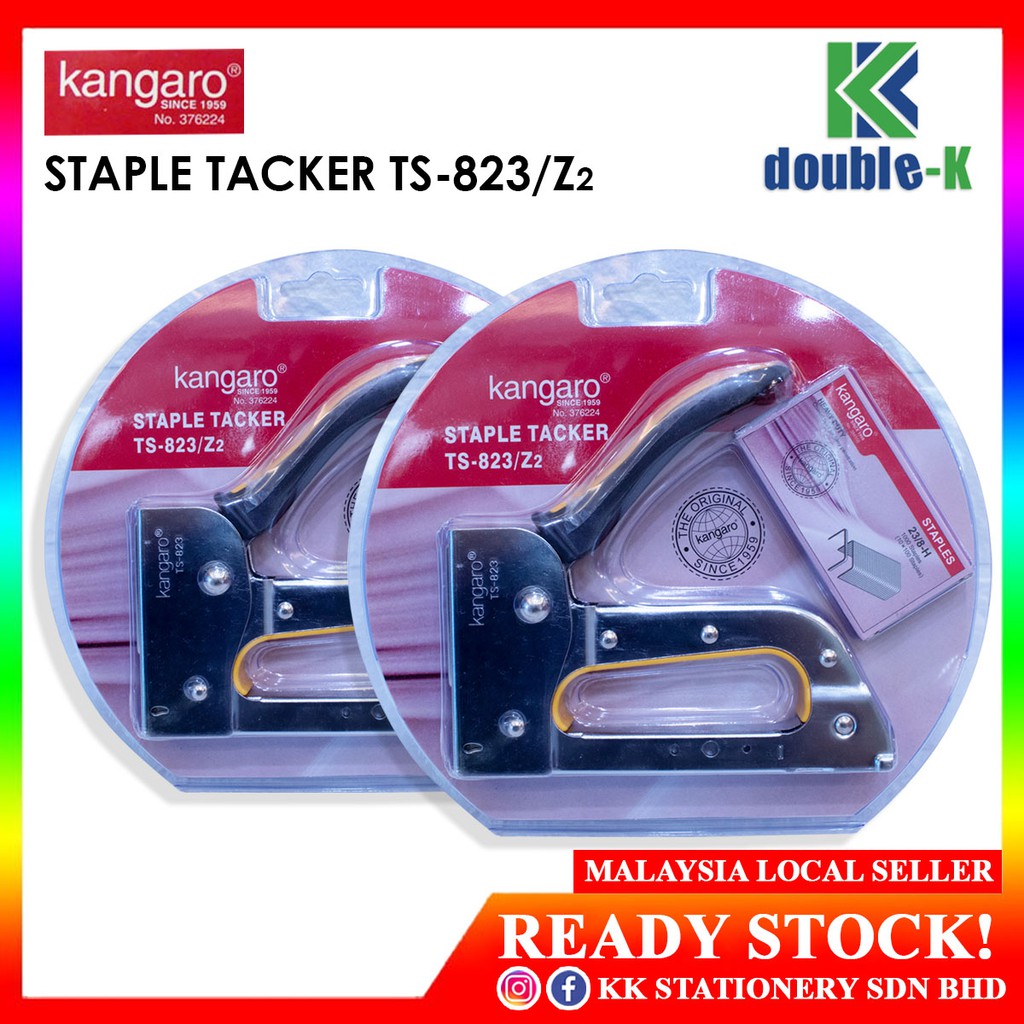 READY STOCK - KANGARO STEEL GUN TACKER TS-823/Z2 RM61.90/EACH | Shopee ...