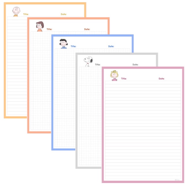 Notability / GoodNotes Snoopy Templates | Shopee Malaysia