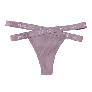 All of me Sexy Thongs Women Cotton G-string Panties Letter Bikini