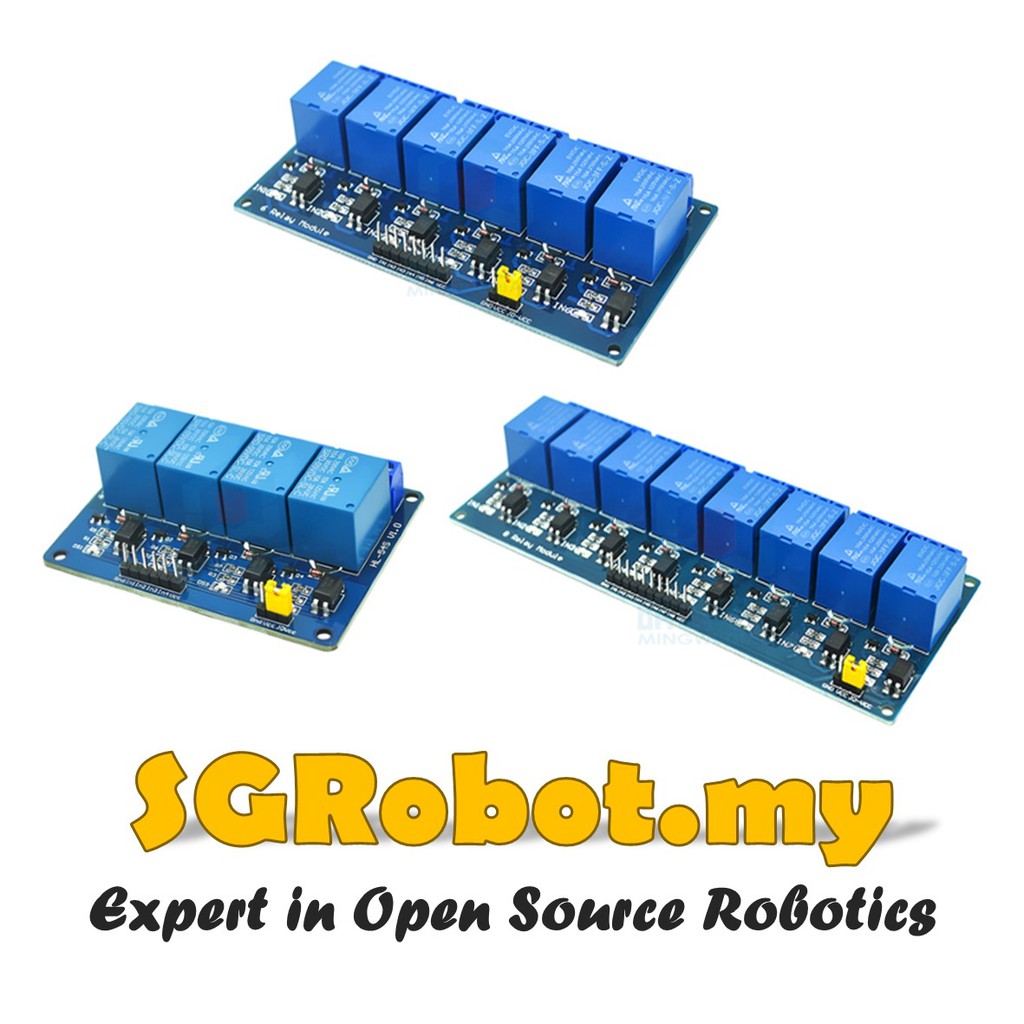 Arduino IoT 1 / 4 /6 / 8 Channel Relay Opto Isolator 10A 5V Relay