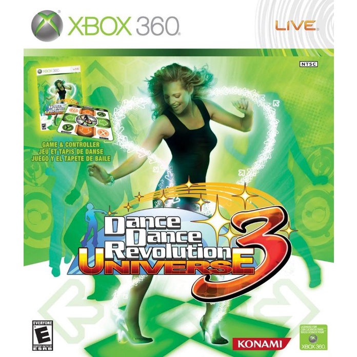 XBOX 360 GAMES - DANCE DANCE REVOLUTION UNIVERSE 3 (DANCE PAD REQUIRED ...