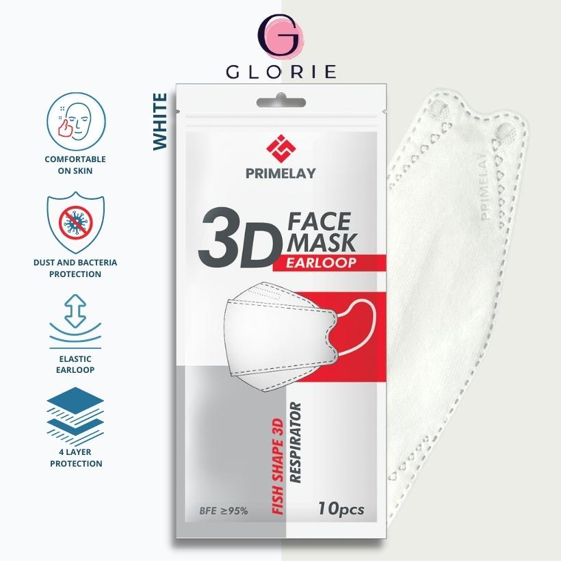 [Ready Stock] KF94 Mask Earloop for Adult 10pcs per pack Disposable