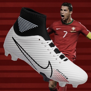 Kasut Bola Sepak Nike Mercurial 14 CR7 Vapor Elite IMPULSE PACK FG Outdoor  Men's Football Boots Unisex Soccer Cleats