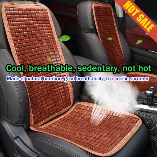 Car Seat Summer Cooling Pad Bamboo Monolithic Rear Breathable Car Seat Cushion Summer Car Ice 