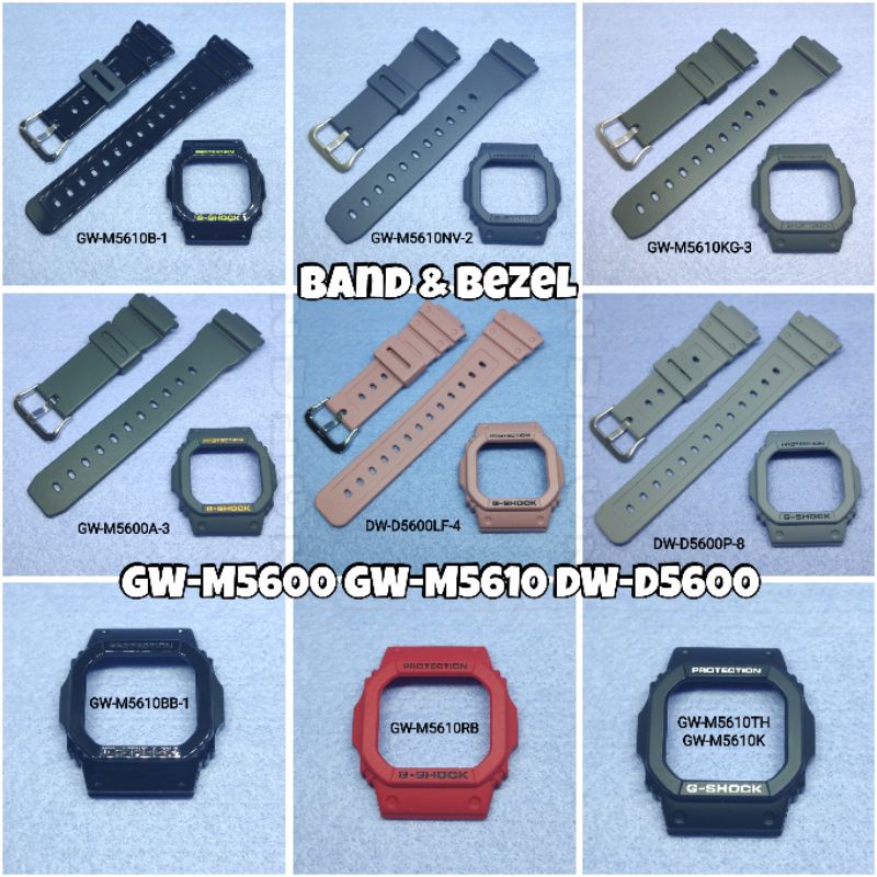 Original NEW G-Shock Band Bezel GW-M5600 GW-M5610 DW-D5600 GLX-5600