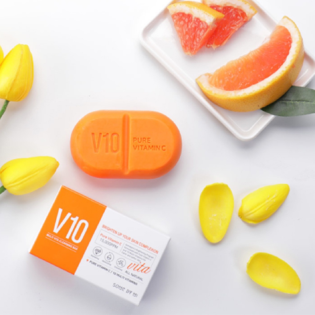 Some By Mi Pure Vitamin C V10 Cleansing Bar 106g