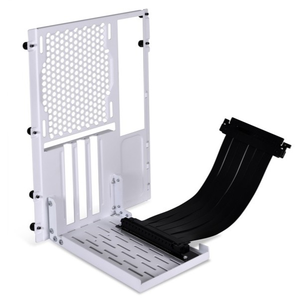 Lian LI O11DMINI-1 PCIE 4.0 WHITE VERTICAL GPU BRACKET KIT PREMIUM ...