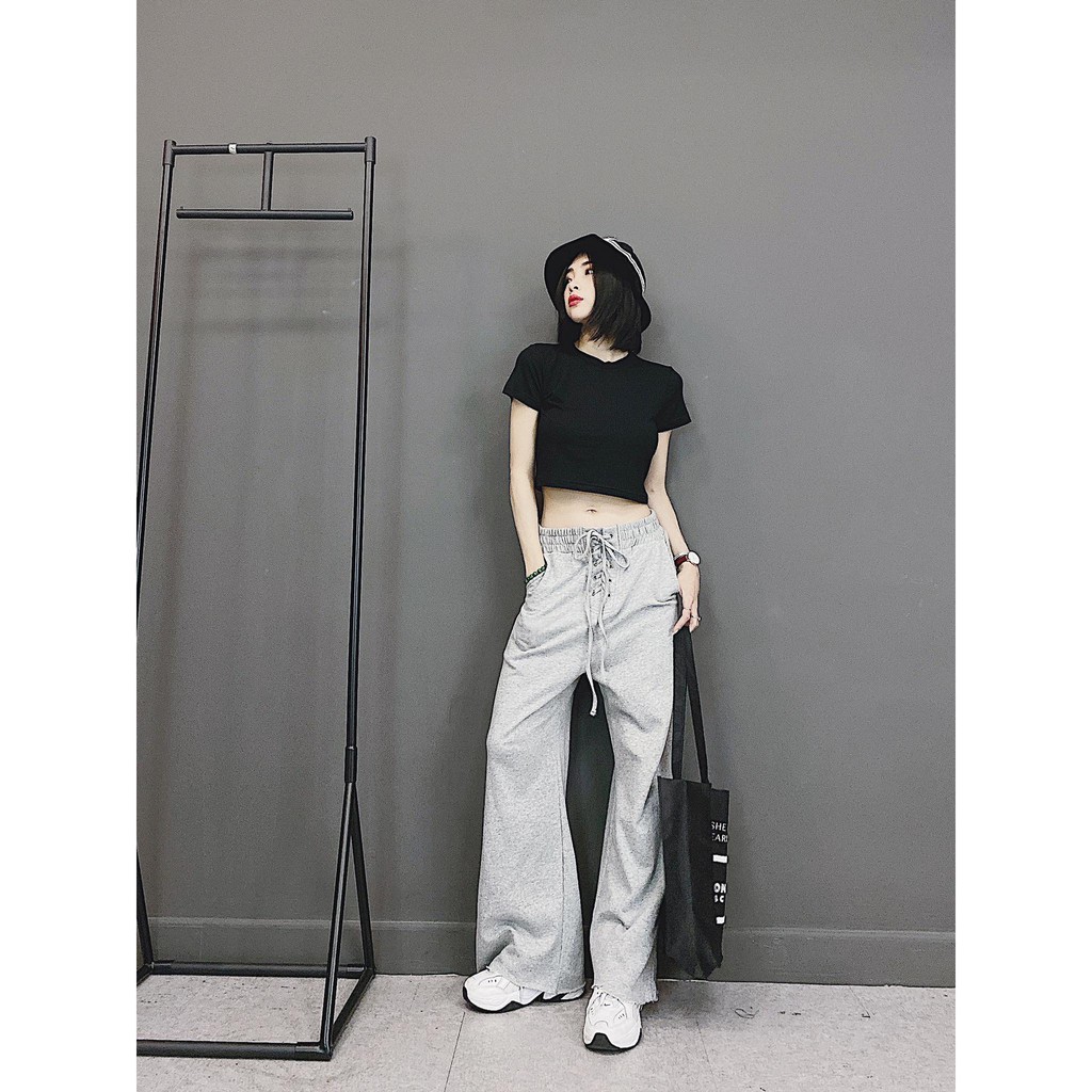 Basic Crop Top (ACTUAL PHOTOS INCLUDED) | Shopee Malaysia