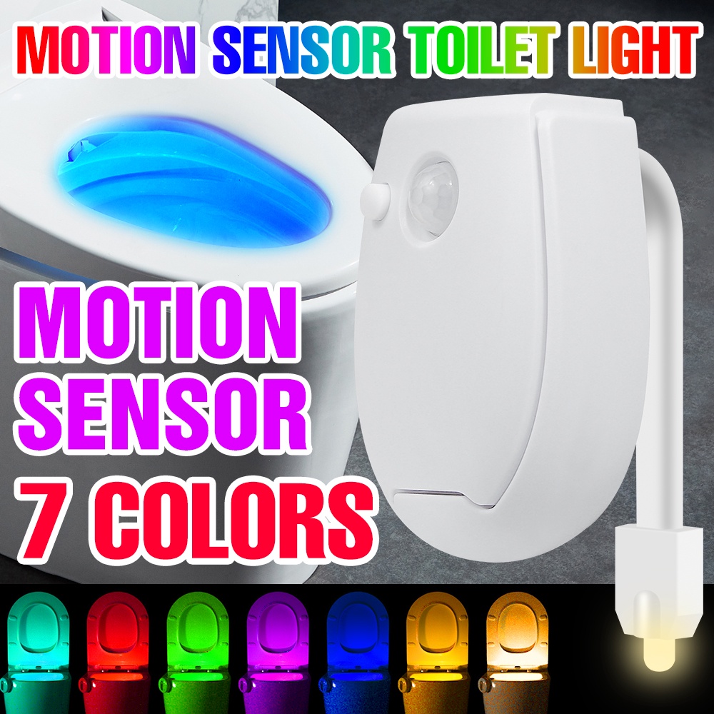 Toilet Night Light PIR Motion Sensor Toilet Lights Mentol lampu LED