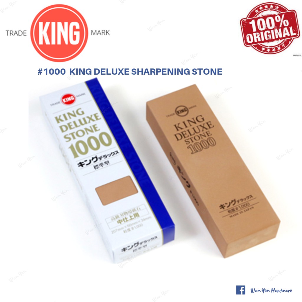 First Grade King Deluxe 1000 Sharpening Stone / Wetstones / Batu Asah