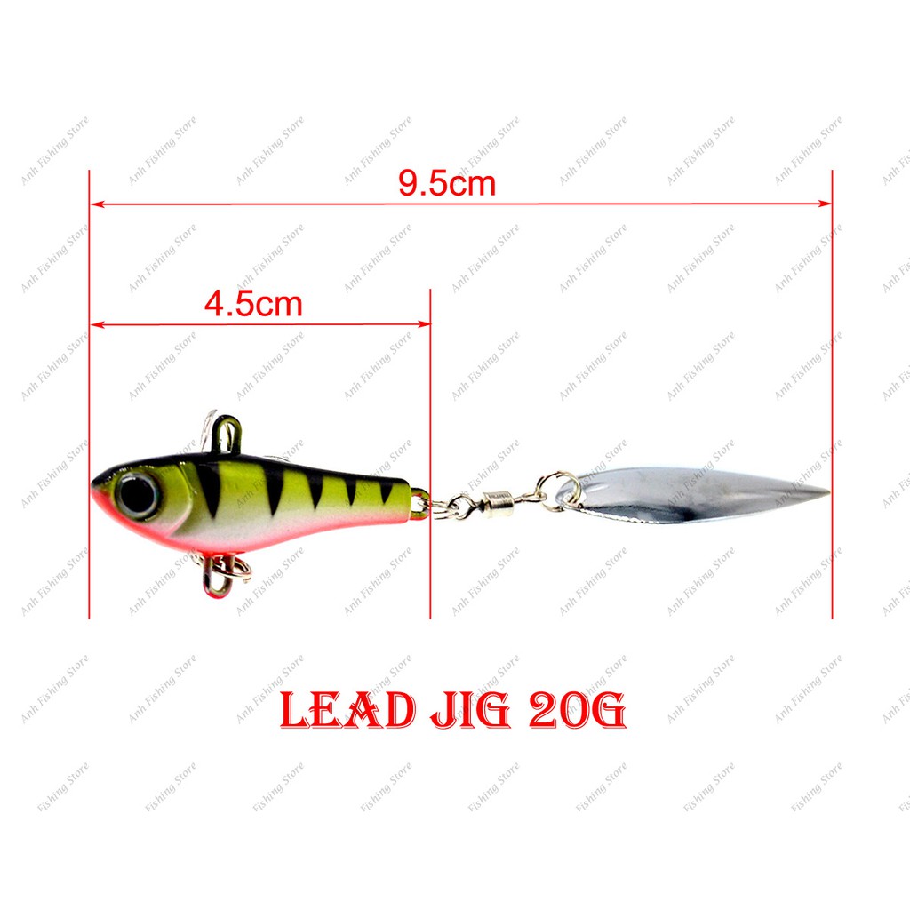 Spin Bait Fishing Lures With Hooks 75mm 6.5g Fishing Baits
