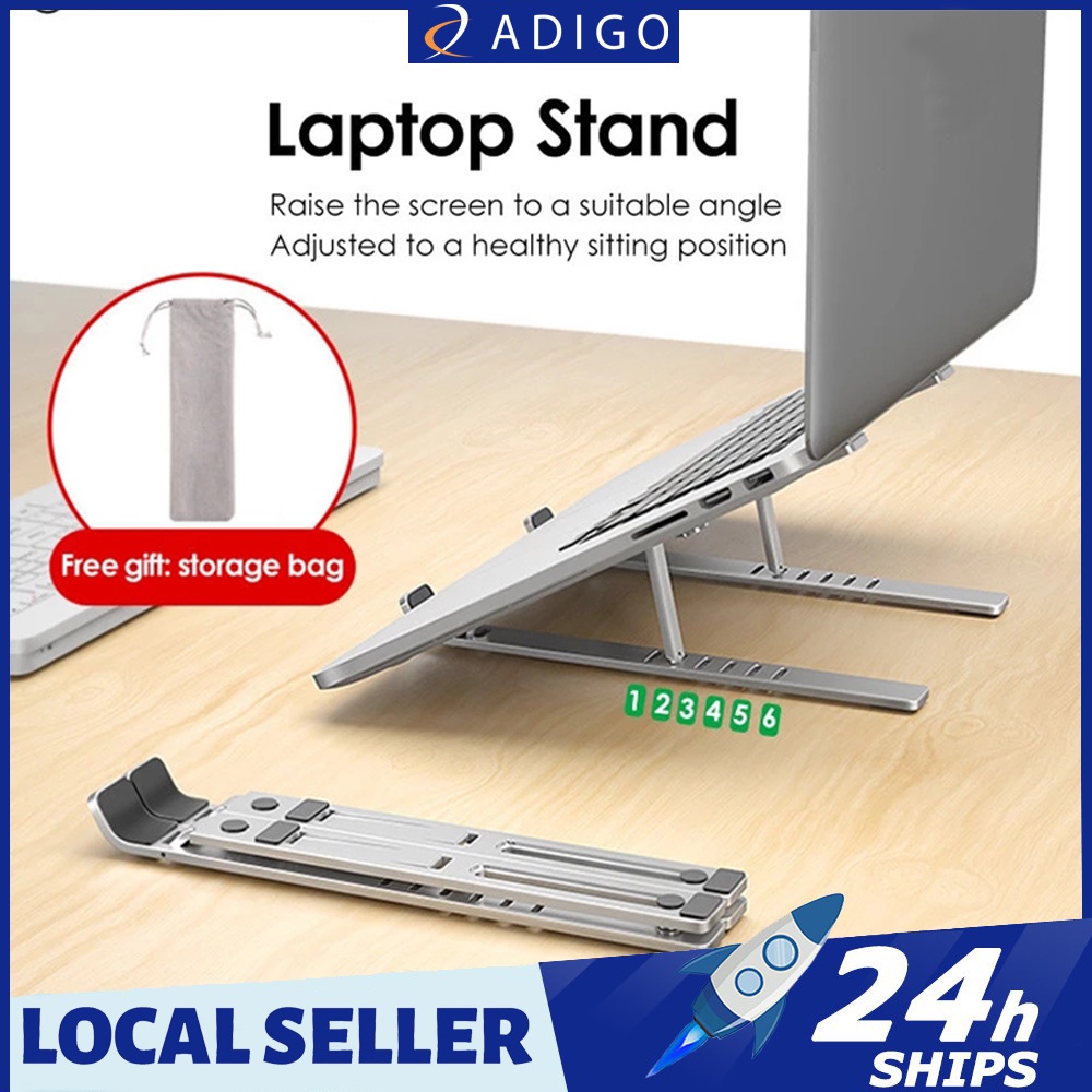 Ugreen Laptop Stand Holder For Macbook Air Pro Foldable Aluminum Vertical  Notebook Stand Laptop Support Macbook Pro Tablet Stand - Laptop Stand -  AliExpress