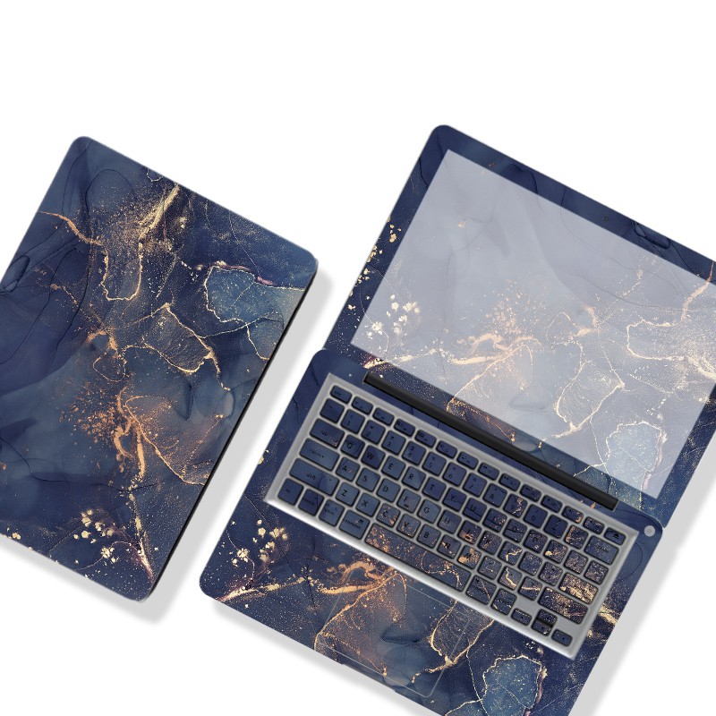 DIY laptop sticker marble design skin decal is suitable for all 10/11 ...