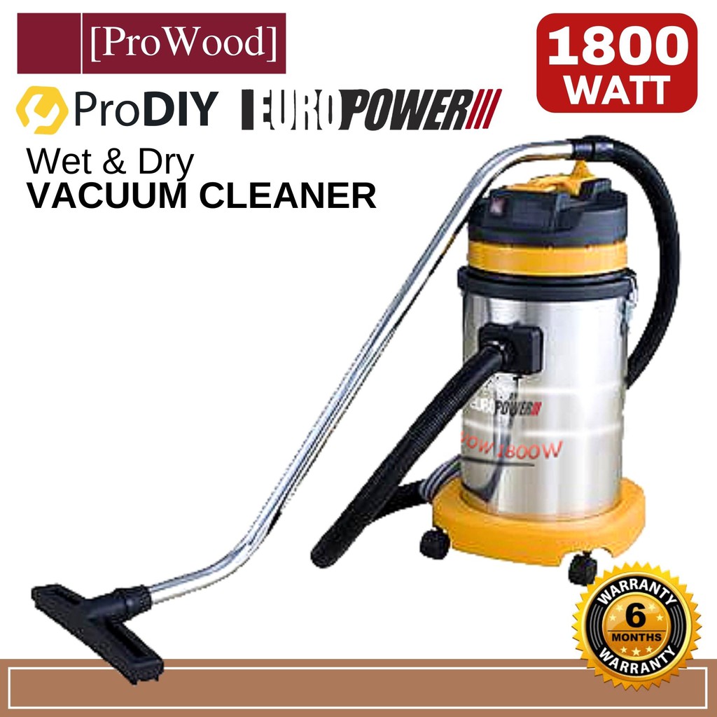 Prodiy Pro301 Europower Eurox Vac5001 1800w 30l Wet And Dry Heavy Duty