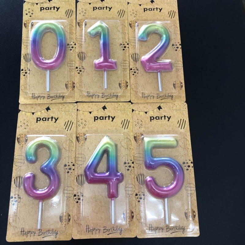 Number Candle (Ready Stock ) | Shopee Malaysia