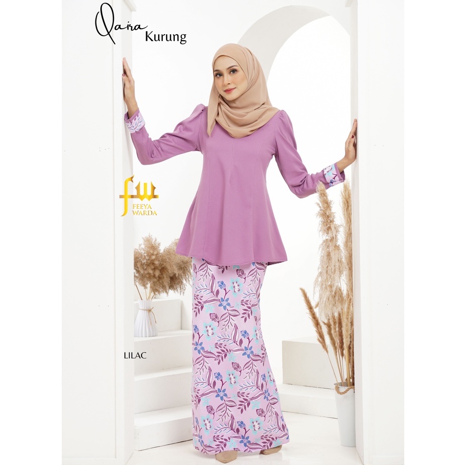 Gambar baju kurung Qaira Moden Batik