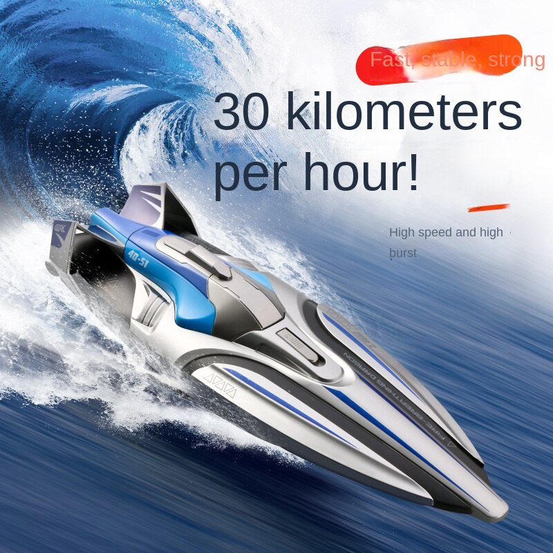 30 KM/H RC High Speed Racing Boat Speedboat Remote Control Ship Water ...