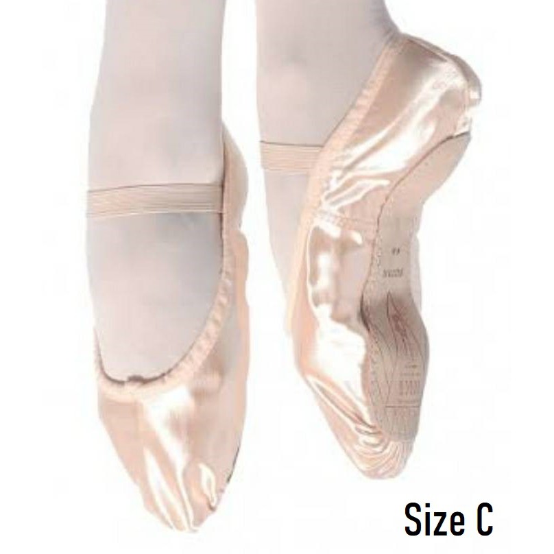 bloch Brand Satin Ballet Shoes Full Base Size C | Shopee Malaysia