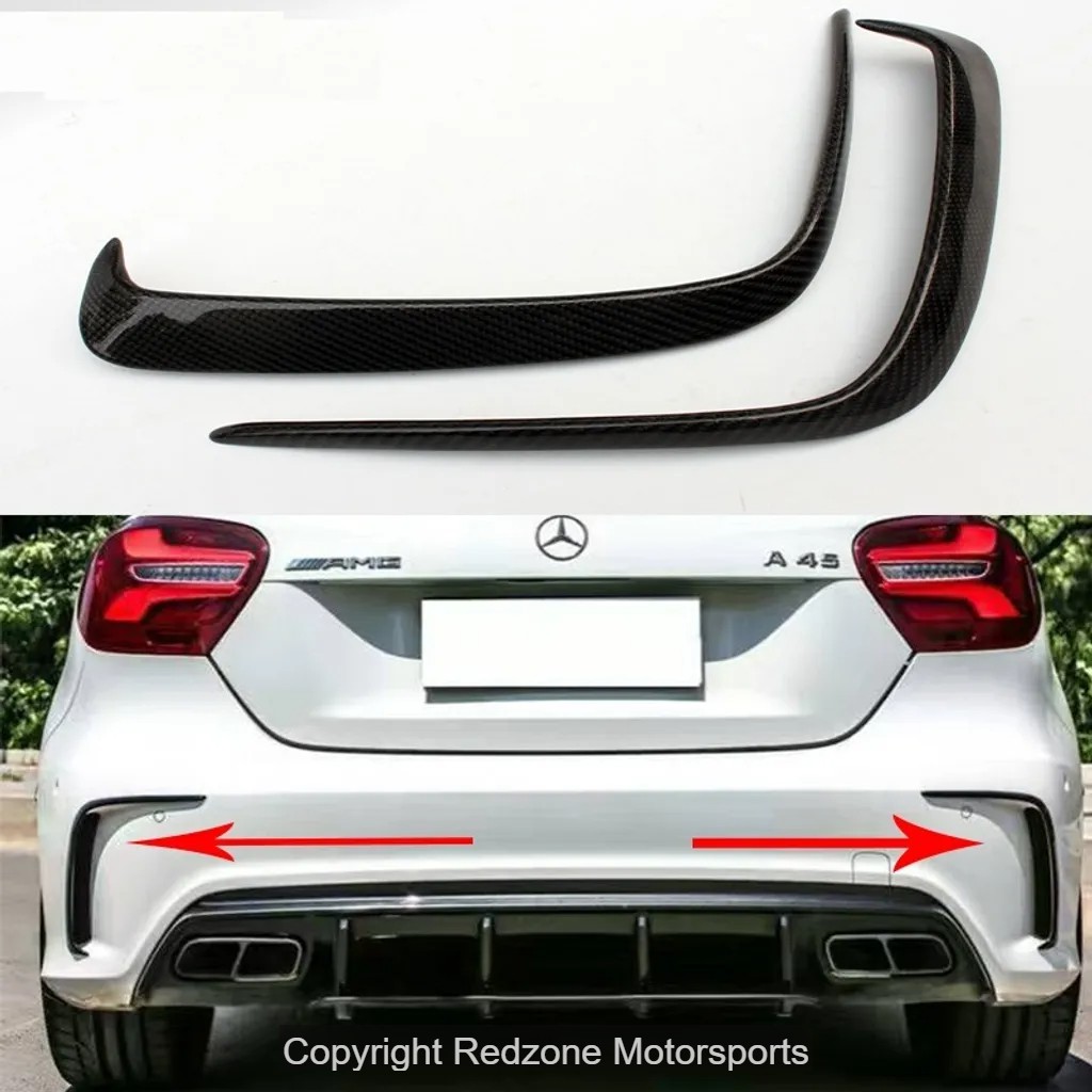 Mercedes benz W176 A45 AMG rear bumper canard set | Shopee Malaysia