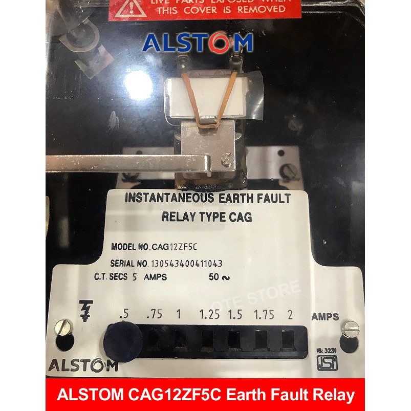 ALSTOM CAG12ZF5C Instantaneous Earth Fault Relay (Type CAG) | Shopee ...