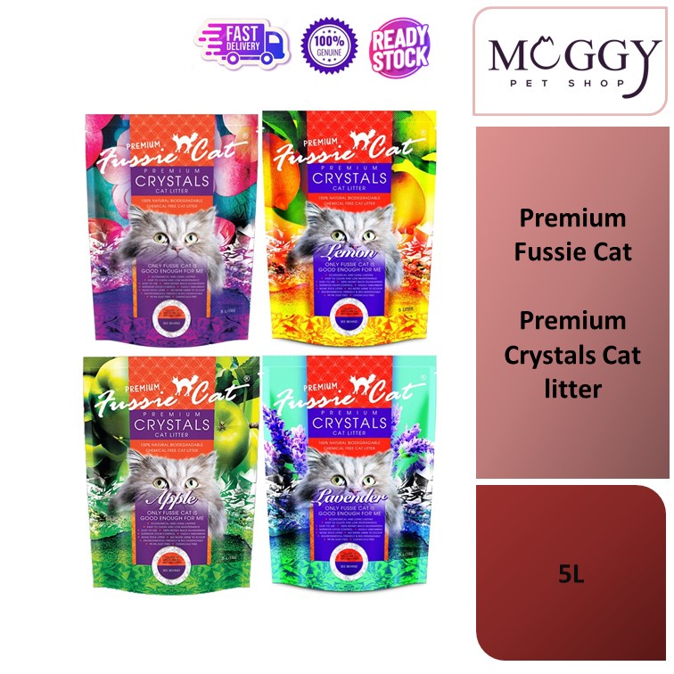 Fussie Premium Crystal Cat Litter 5L Shopee Malaysia