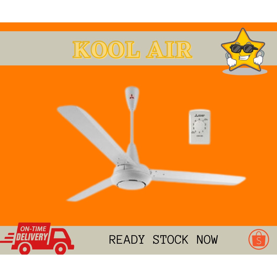 MITSUBISHI 3 BLADES CEILING FAN (C60GW3) with freegift Shopee Malaysia