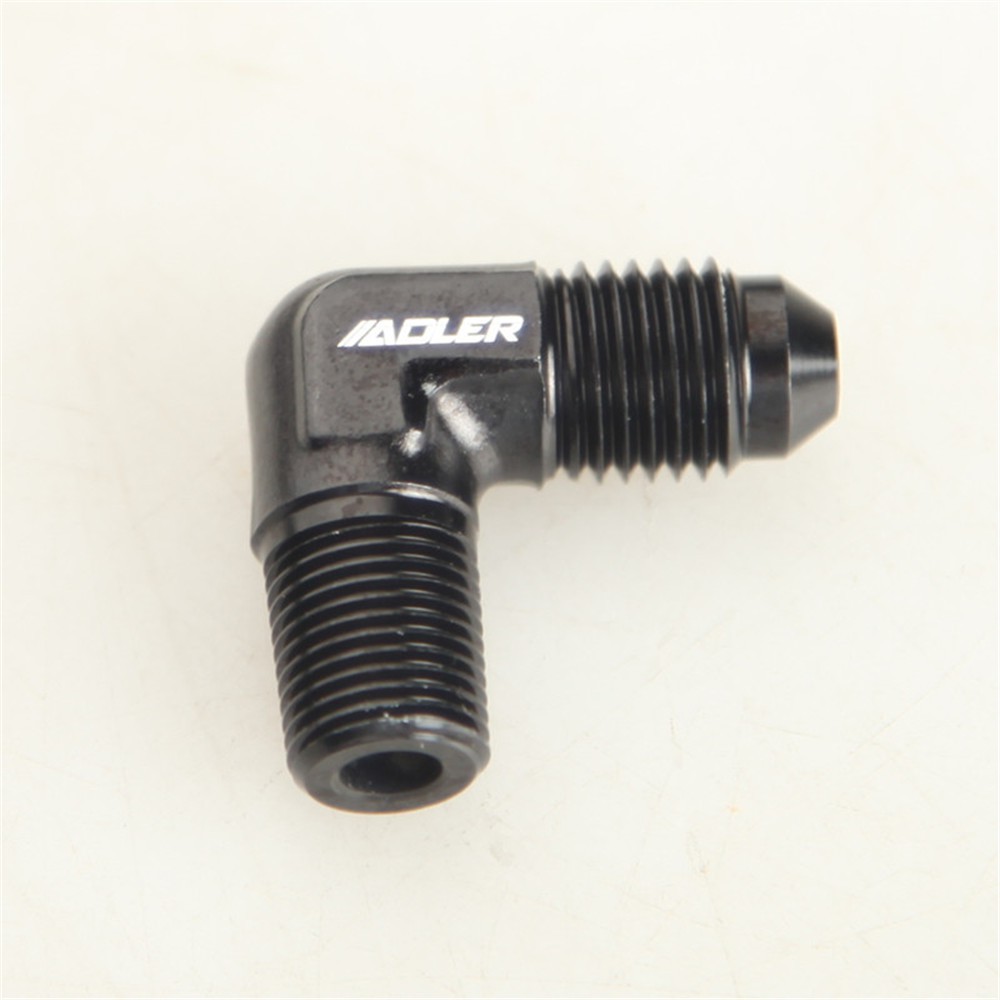 90° AN To NPT Male Adapter Fitting – 3AN To 12AN To 1/8" To 3/4" NPT