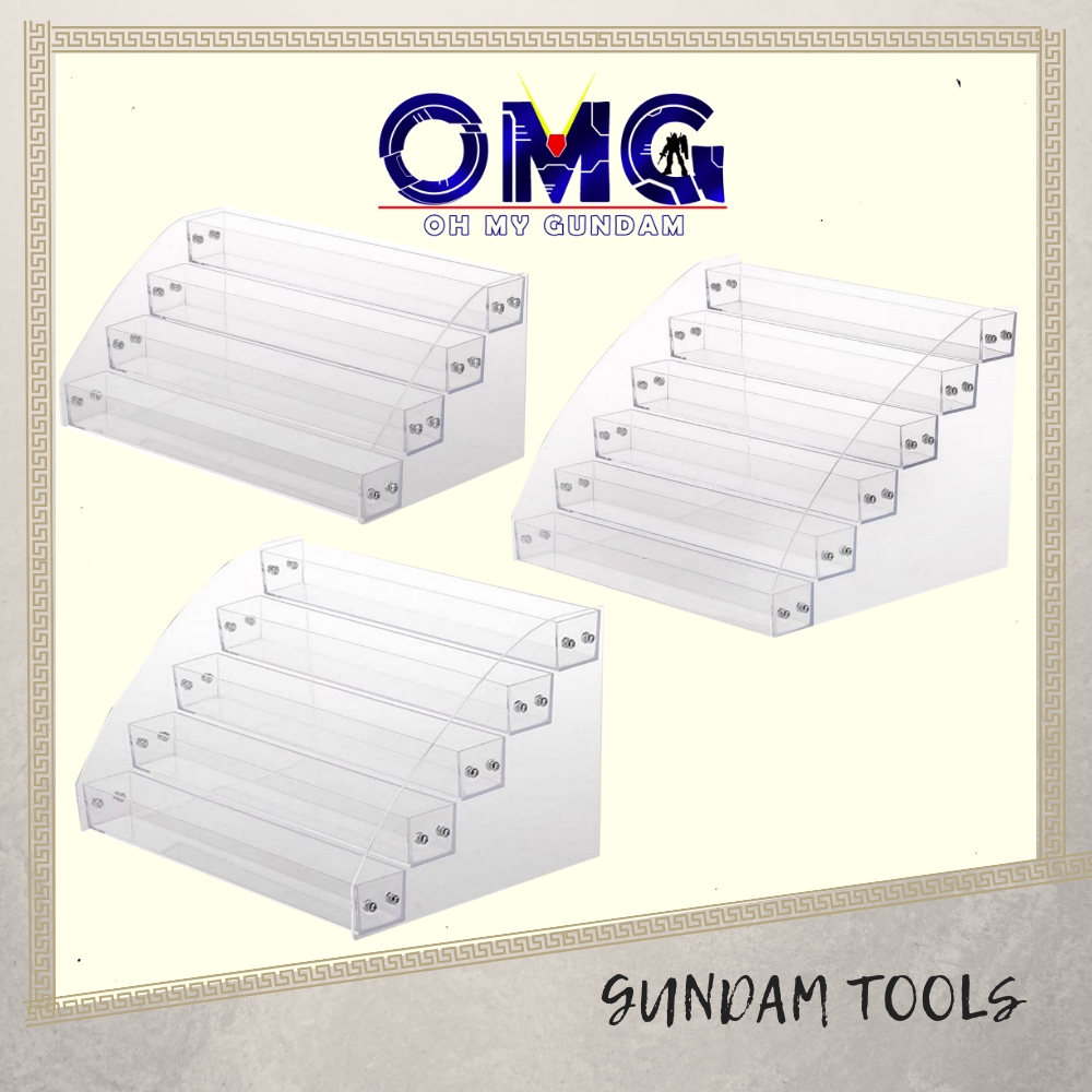 Tool Acrylic Model kit Paint Rack 2 3 4 5 6 7 levels Color Rack Paint ...