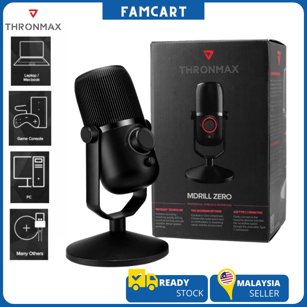 🔥Ready Stock🔥Thronmax Mdrill Zero Plus, 96/48 kHz, ,with noise ...