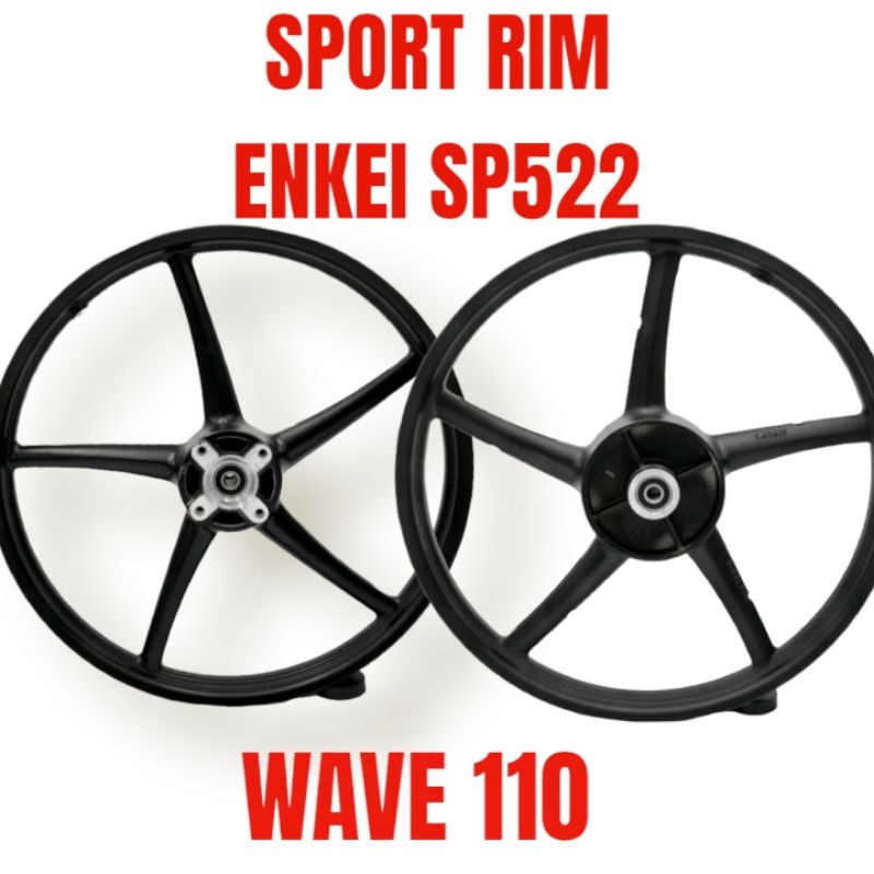 enkei SP522 SPORT RIM HONDA WAVE110 / DASH110 SIZE ( F1.4 / R1.4