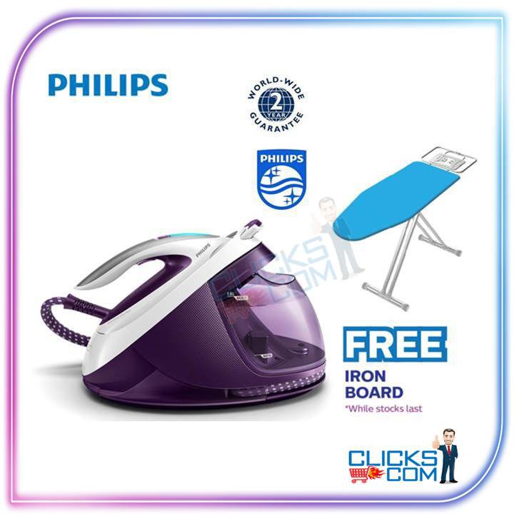 PHILIPS Perfect Care Elite Plus Steam Generator, GC9660/36, Purple