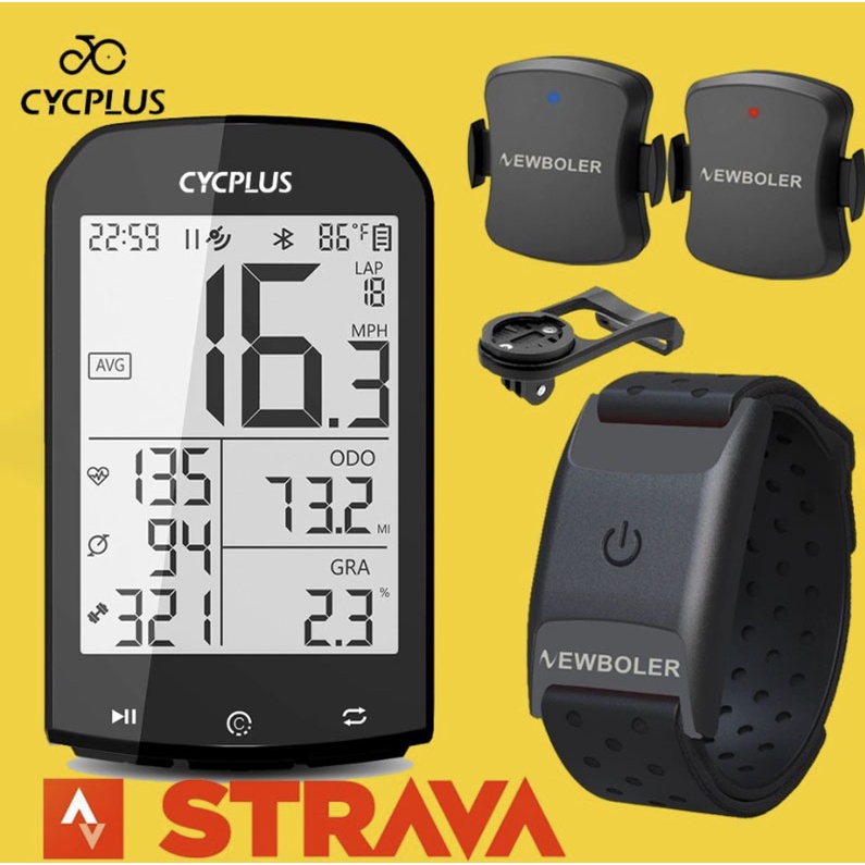 CYCPLUS M1 Bicycle Computer GPS Cycling Speedmeter Bluetooth ANT+