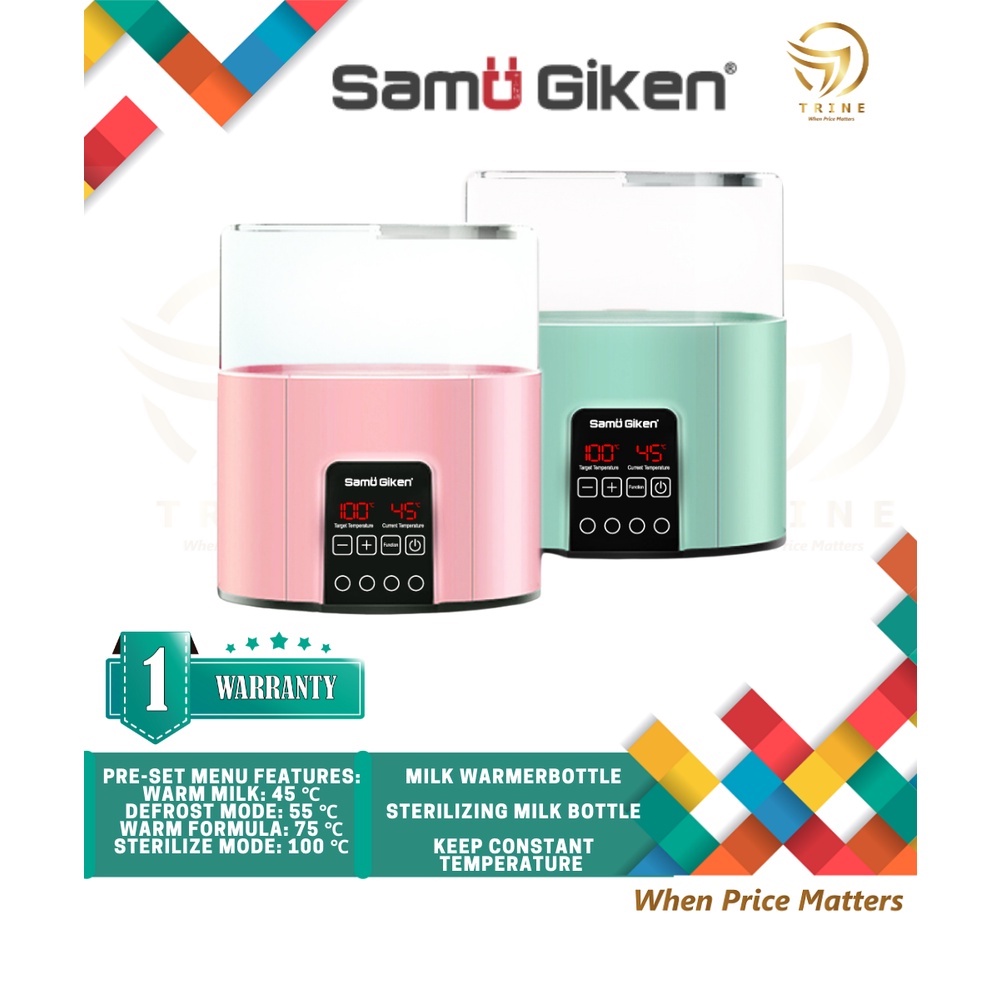 Samu Giken Baby Milk Warmer Smart Bottle Sterilizer/Thawer & Constant