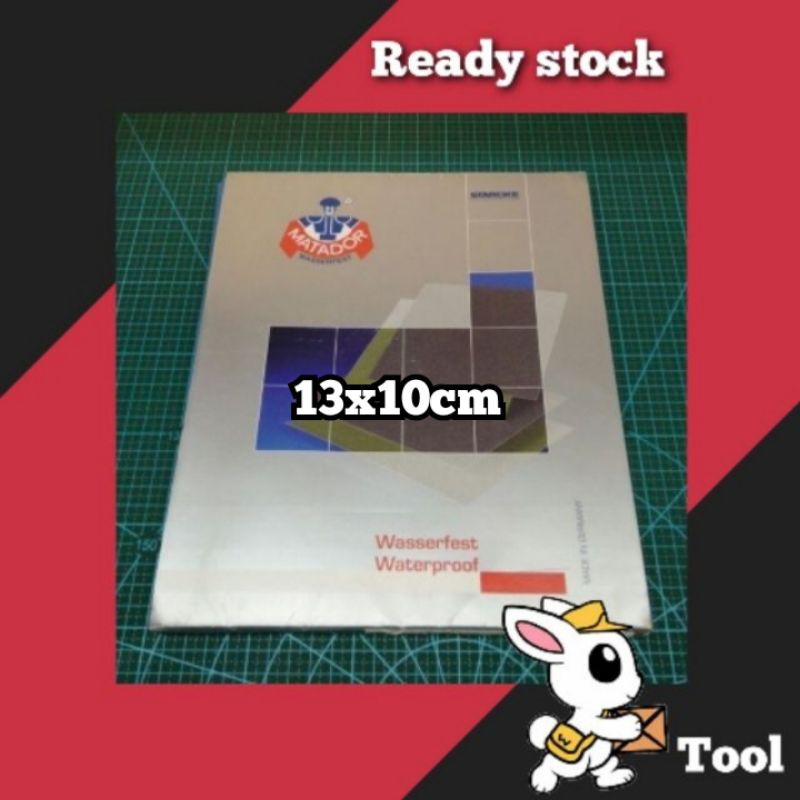 [Ready stock] Matador Sandpaper Waterproof 13cm x 10cm Plastic Model