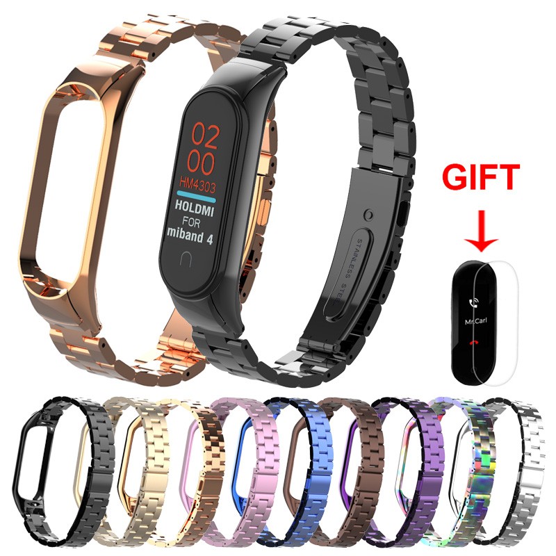 Mi band best sale 4 strap metal