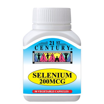 21st Century Selenium 200mg (50 Vegecaps) | Shopee Malaysia