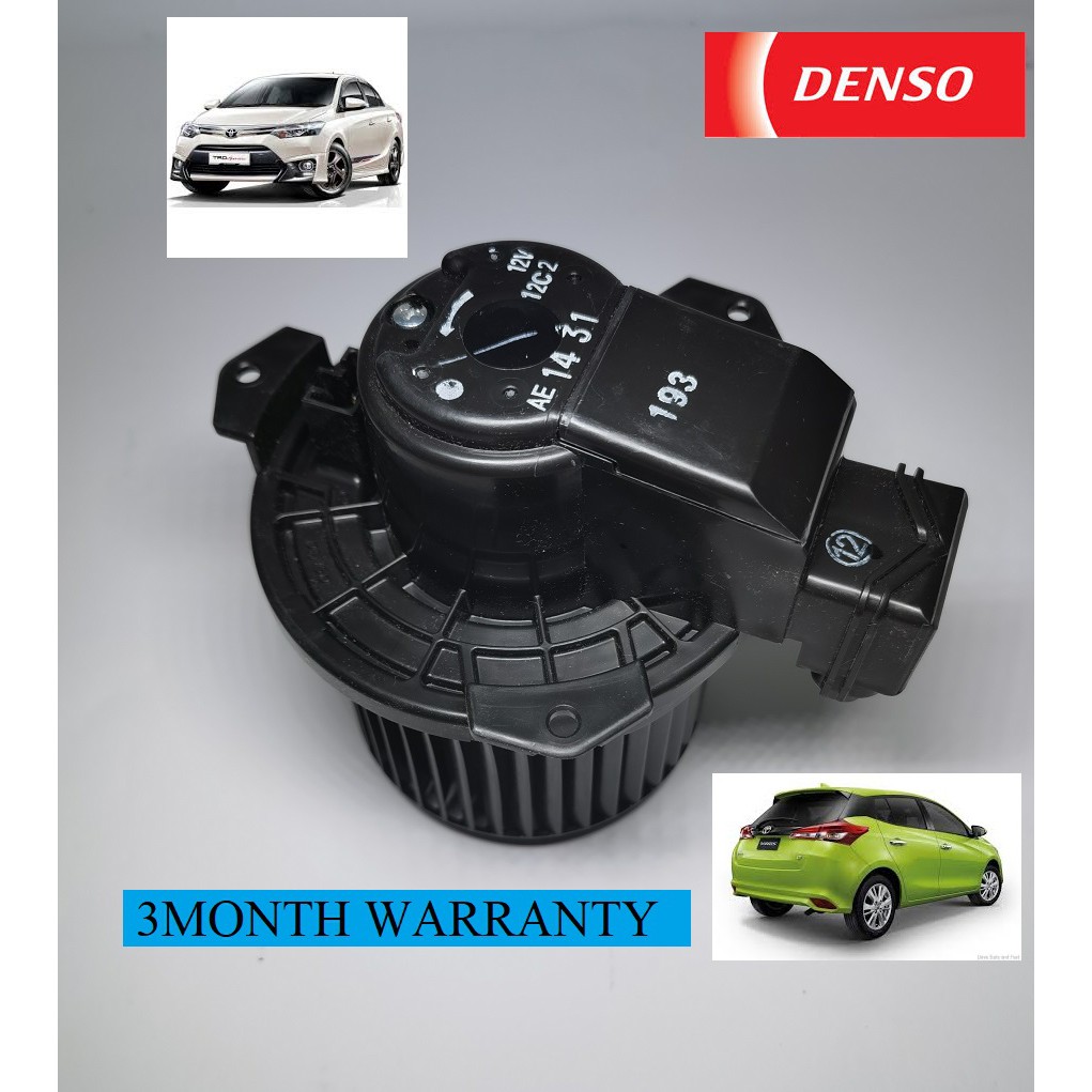 ORIGINAL DENSO TOYOTA VIOS NCP150 / NCP151 YARIS AIRCOND BLOWER FAN ...