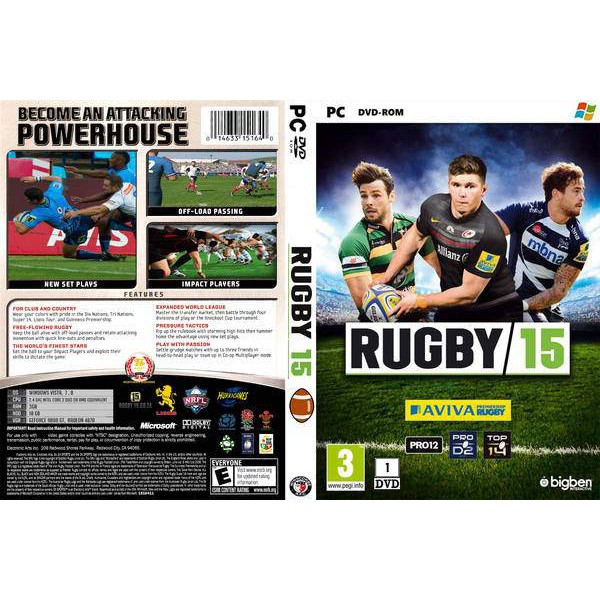 Rugby 15 Offline PC Games with CD | Shopee Malaysia