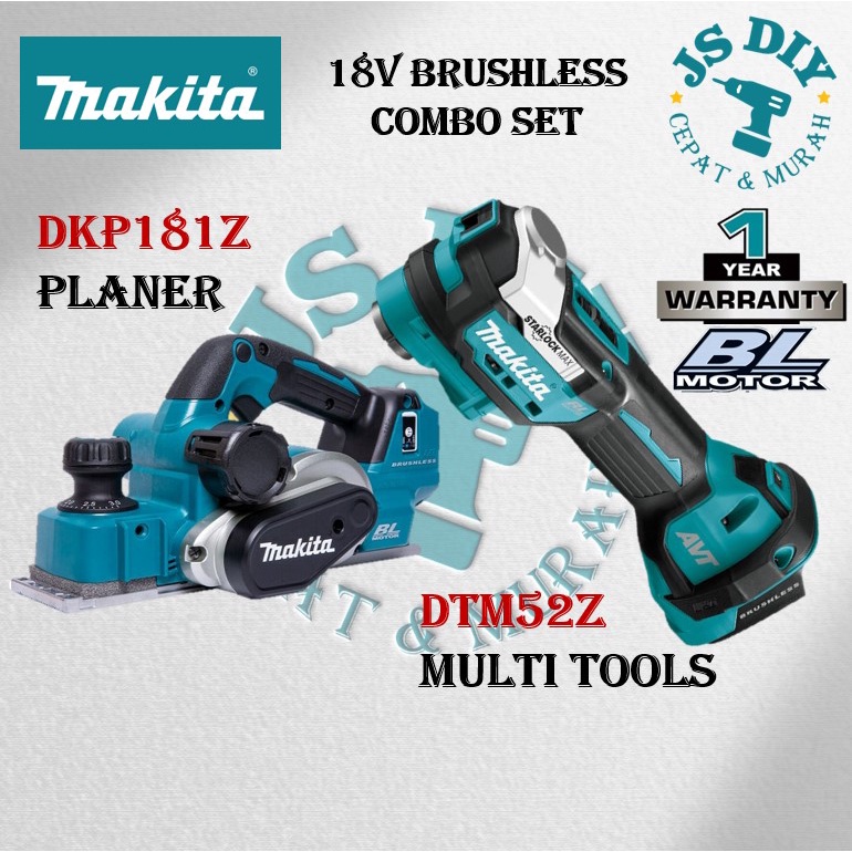 MAKITA 18V Planer & Multi Tools ( DKP180 / DKP181 + DTM51 / DTM52