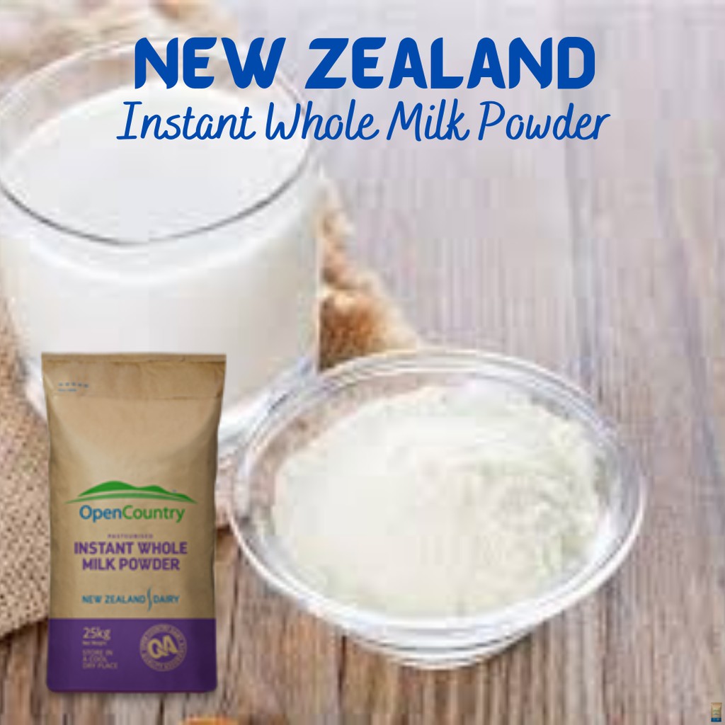 Open Country Dairy New Zealand Instant Whole Milk Powder 25kg, Fresh ...