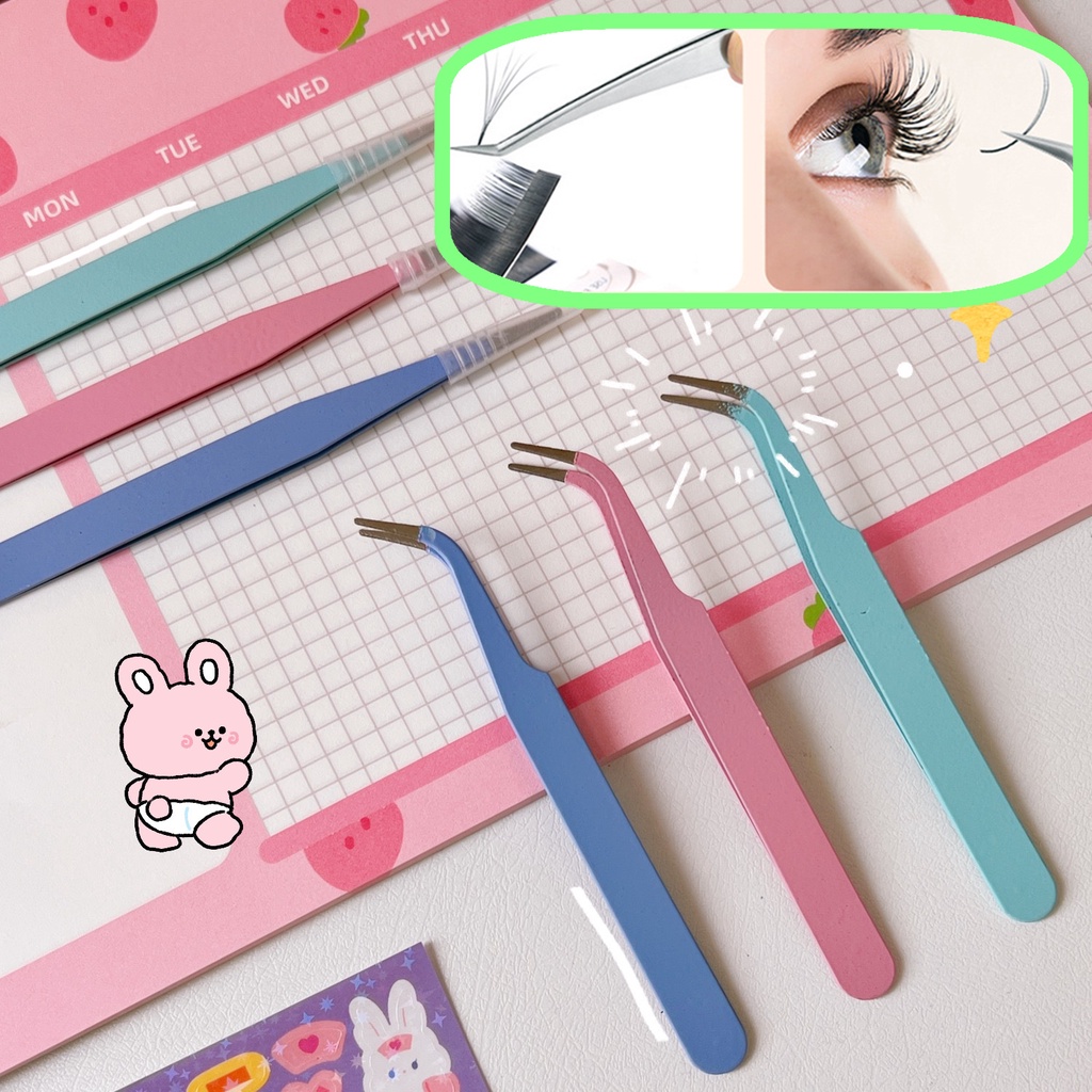 Multifunctional Clip Eyelash Curler Daily Tweezers False Eyelashes Tool