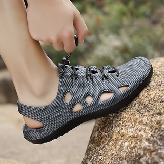 Outdoor men's sandals personality fashion hiking shoes upstream