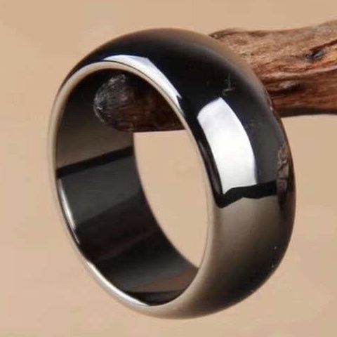 Natural Terahertz Magnetic Therapy Healthy Ring, Titanium Hertz Ring ...