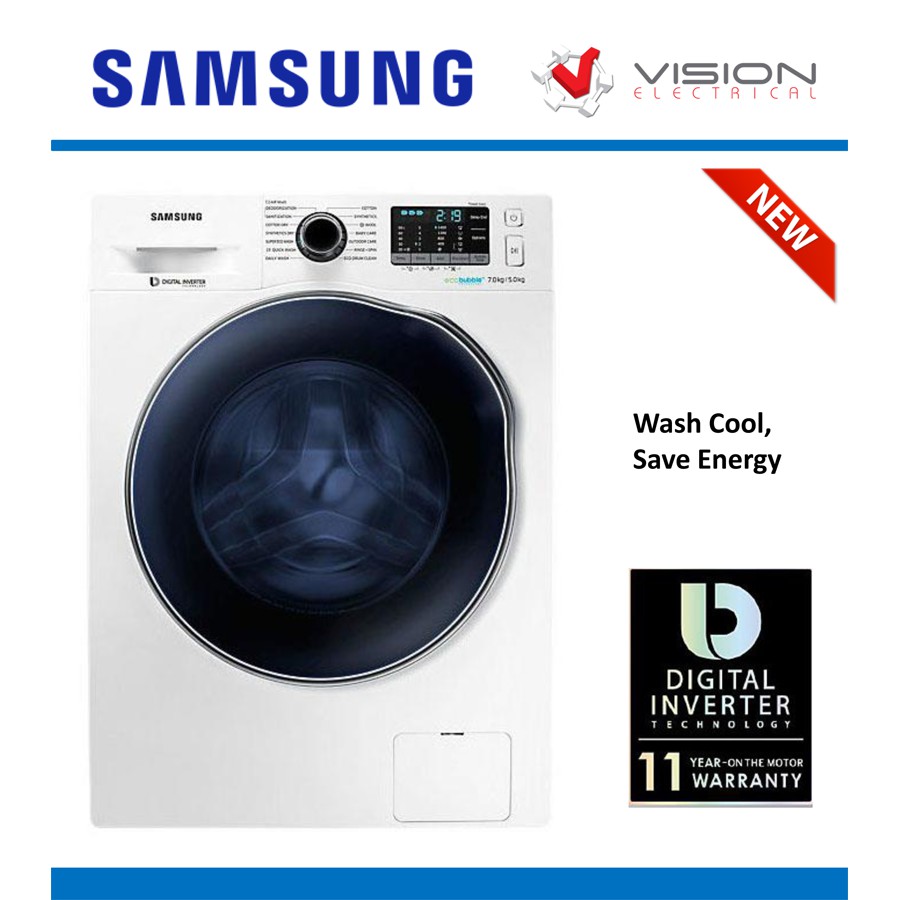 Samsung digital inverter washing deals machine and dryer