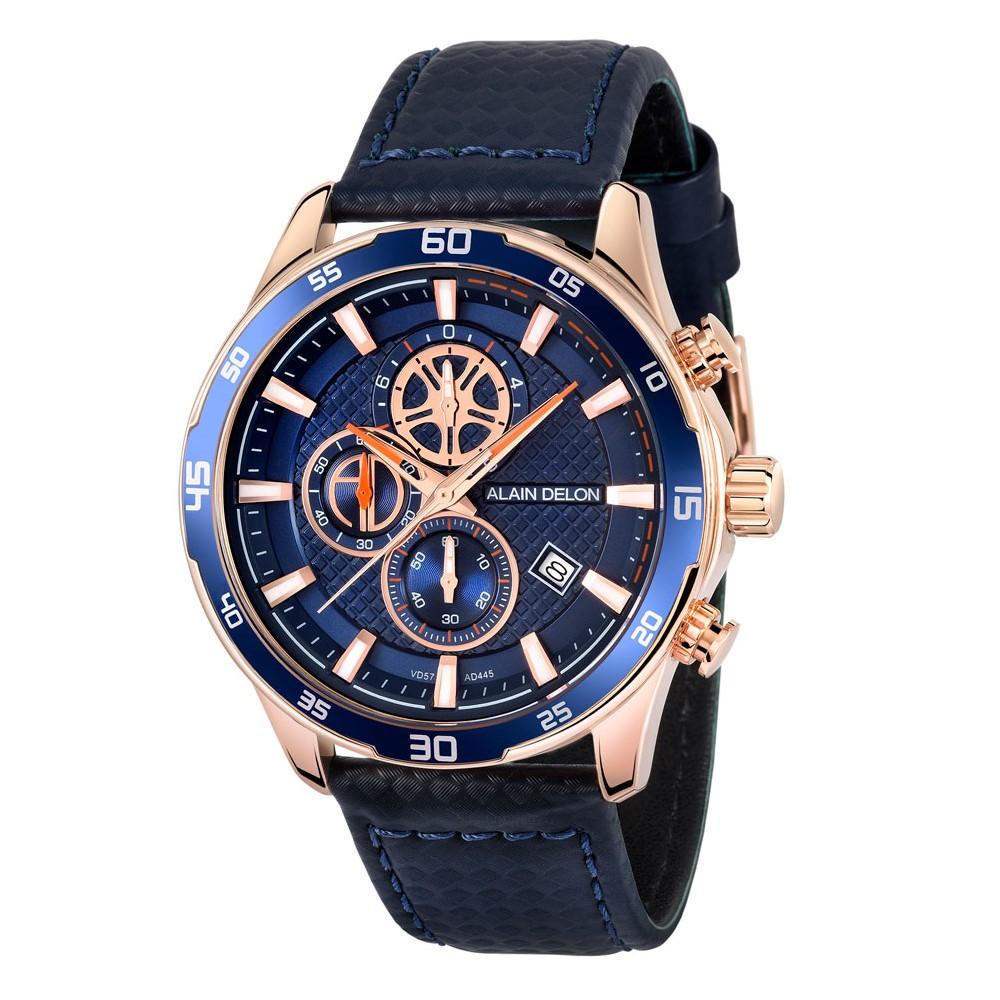 Alain Delon Men Watch Chronograph AD445-1582C | Shopee Malaysia