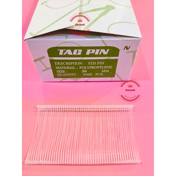 5000PCS 50mm Polypropylene Tag Pin for Needle Gun Pin to Tagging ...